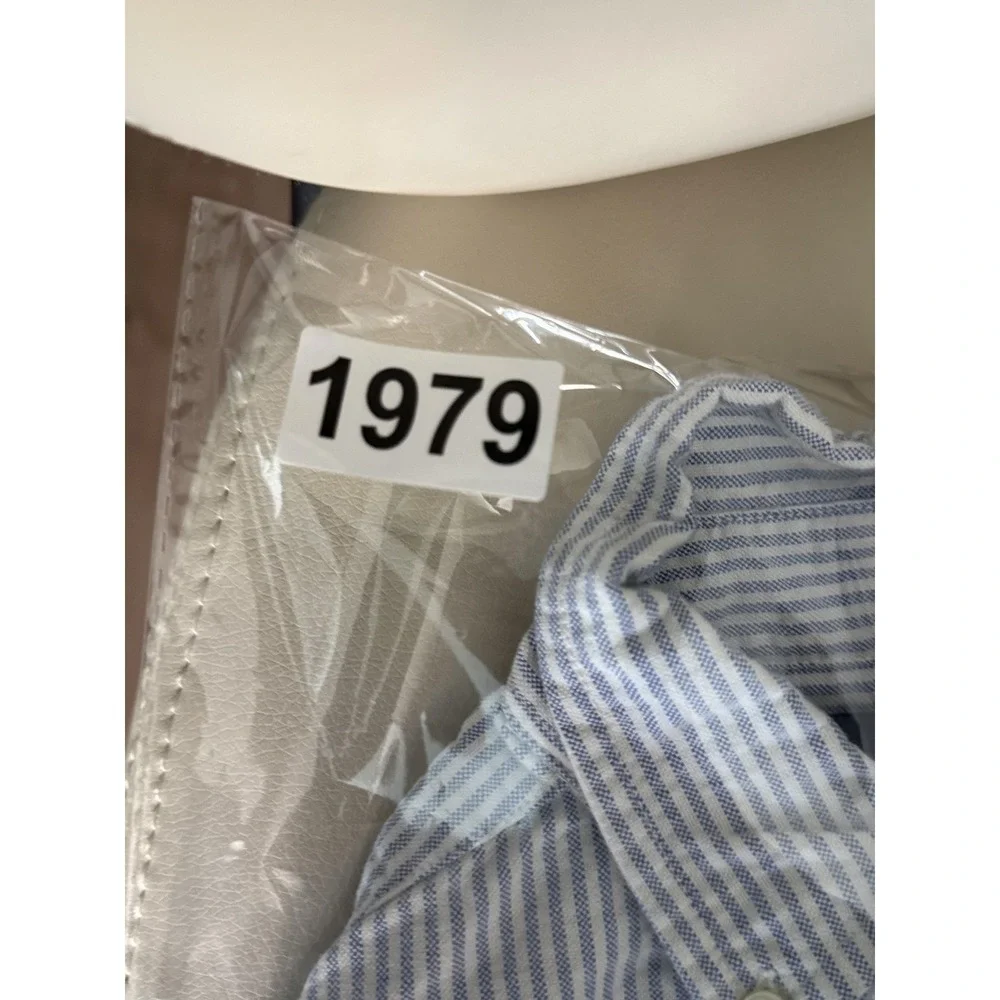 Ralph Lauren Shirt Boys 4T Blue Stripe Long Sleeve Button Down Cotton Casual